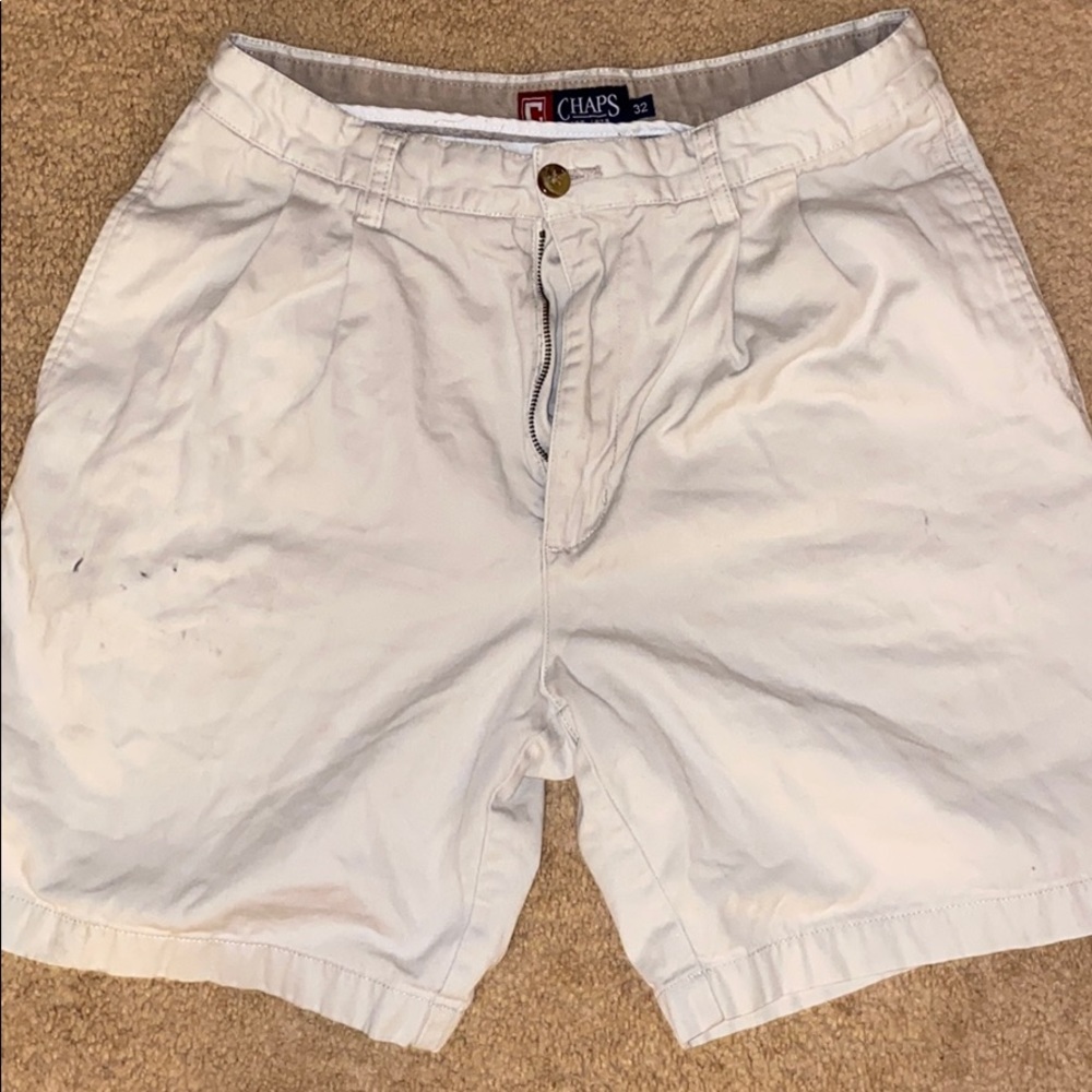 MENS Chaps Khaki Shorts